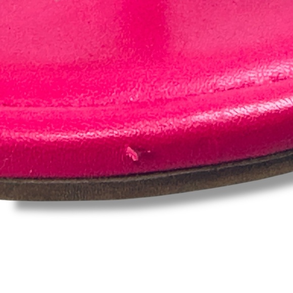 Cole Haan Grove Leather Espadrille Sandals Pink Python Snake Size 6 Coastal Boho - Picture 11 of 16